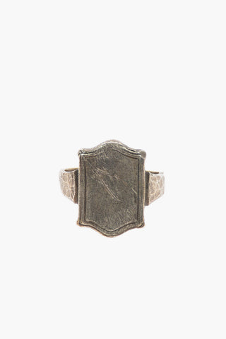 Silver BEETLE FRAME Ring