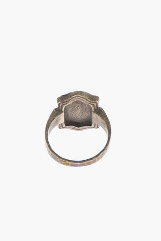 Silver BEETLE FRAME Ring