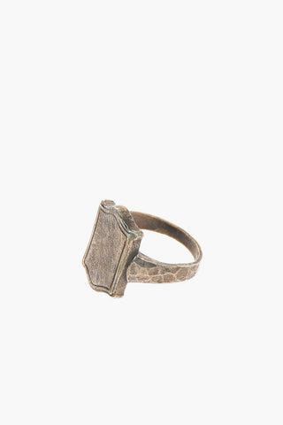 Silver BEETLE FRAME Ring