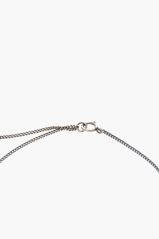 Silver FEATHER CURLY Necklace