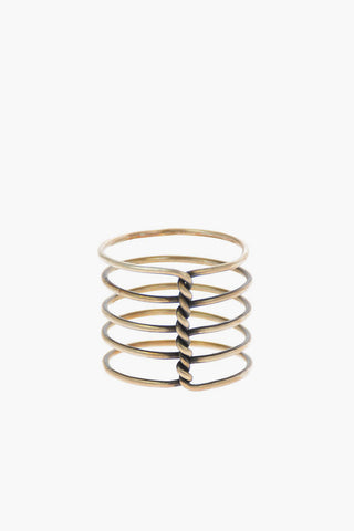 Silver Spiral Ring