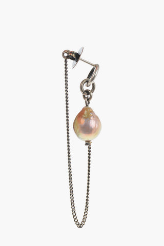 Orecchino singolo in Argento con Perla