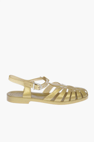 Glittery Rubber Beach Sandals