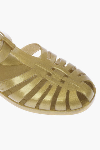 Glittery Rubber Beach Sandals