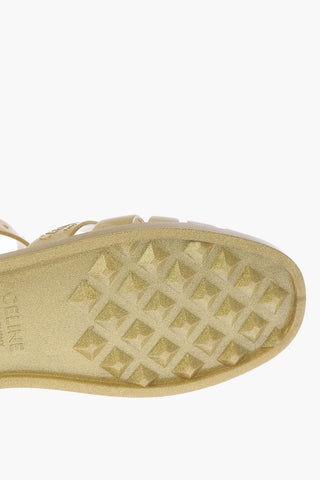 Glittery Rubber Beach Sandals