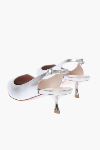 Slingbacks LOVE VIVIER in Pelle Metal 4cm