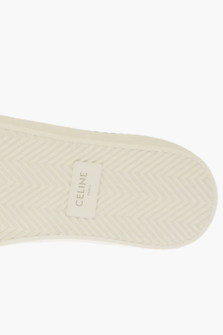 Striped Canvas Low Sneakers