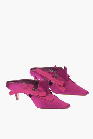Mules RUFFIO in Satin 6cm