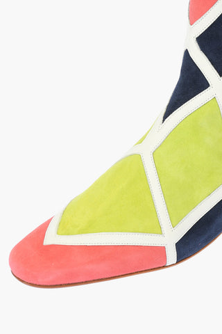 Multicolor Suede PARALLELI Booties