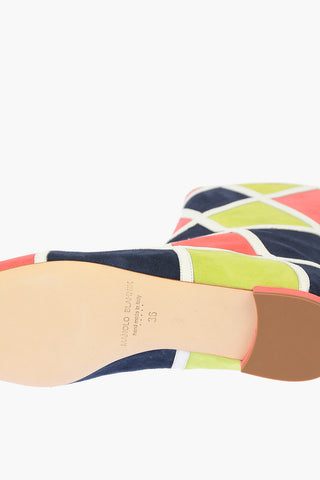 Multicolor Suede PARALLELI Booties