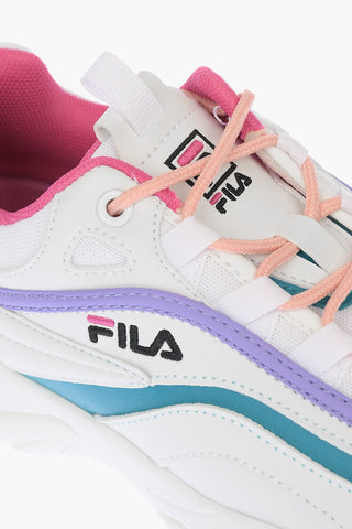 Fabric and Leather RAY LOW Chunky Sneakers