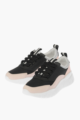 Leather and Fabric BITTI Sneakers
