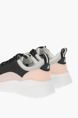 Leather and Fabric BITTI Sneakers