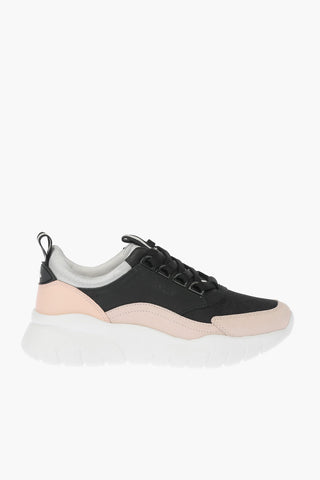Leather and Fabric BITTI Sneakers