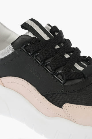 Leather and Fabric BITTI Sneakers