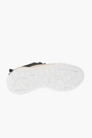 Leather and Fabric BITTI Sneakers