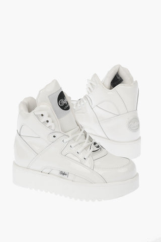 JUNYA WATANABE COMME DES GARCONS Laquered Leather Chunky Sneakers