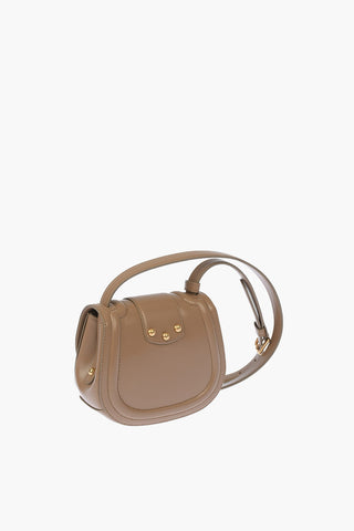 Leather Mini DG AMORE Saddle Bag