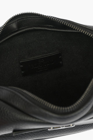 GARAVANI tumbled leather Bum bag with Removable Belt