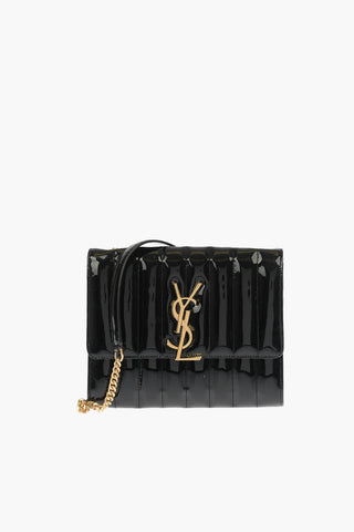 Borsa Crossbody VICKY in Vernice Trapuntata