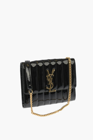 Borsa Crossbody VICKY in Vernice Trapuntata