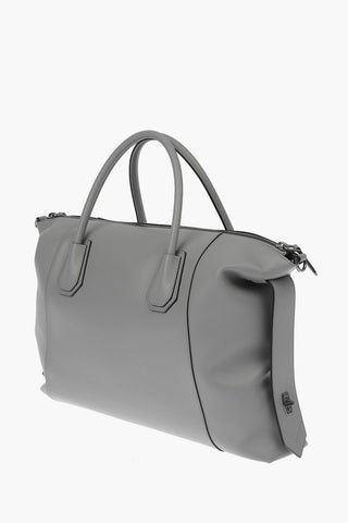 Leather ANTIGONA MEDIUM Tote Bag