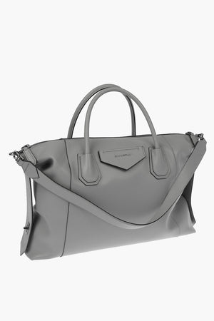 Leather ANTIGONA MEDIUM Tote Bag