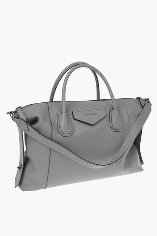 Leather ANTIGONA MEDIUM Tote Bag