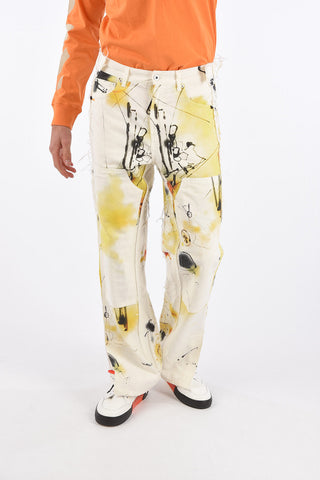 24cm Printed FUTURA ABSTRACT Jeans