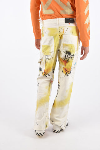 24cm Printed FUTURA ABSTRACT Jeans