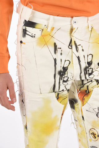 24cm Printed FUTURA ABSTRACT Jeans