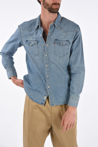 Denim Snap Button Shirt