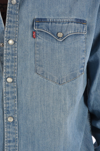 Denim Snap Button Shirt