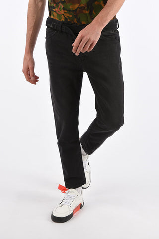 16cm Low Crotch Slim Fit Jeans with Belt