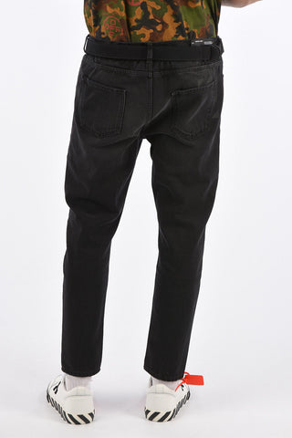 16cm Low Crotch Slim Fit Jeans with Belt