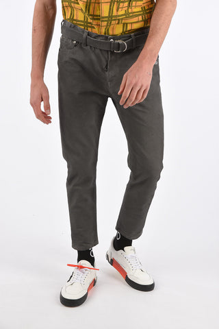 16cm Low Crotch Slim Fit Jeans with Belt