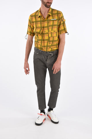 16cm Low Crotch Slim Fit Jeans with Belt