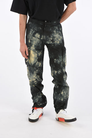 Tie Dye Effect Cargo Pants