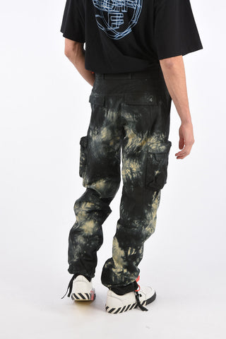 Tie Dye Effect Cargo Pants