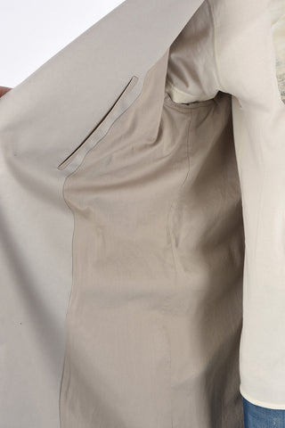 One Button Maxi Coat with Wrap Closure