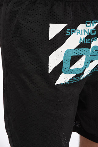 Drawstring Mesh Pants