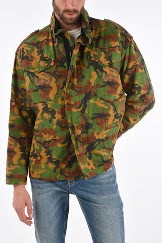 Giubbotto Camouflage con Cappuccio Estraibile