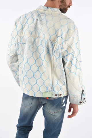 Vintage Effect Denim FENCE Jacket