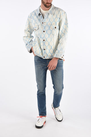 Vintage Effect Denim FENCE Jacket