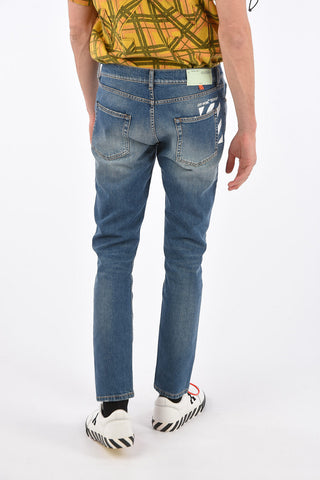 17cm Stretch Denim Skinny Fit Jeans