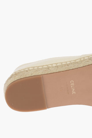 Canvas Espadrilles with Embroidery