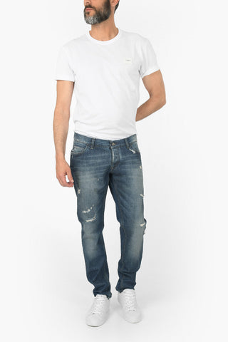 16cm Distressed Slim Fit Jeans
