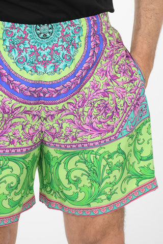Silk Printed Bermuda