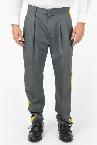 Cotton and Silk Piping Pant