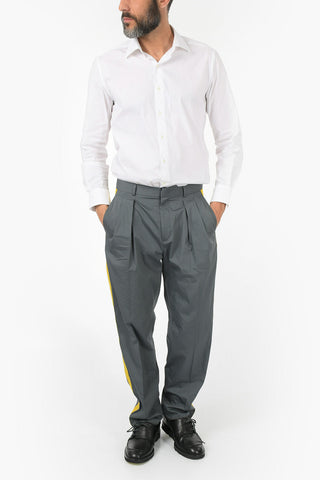 Cotton and Silk Piping Pant